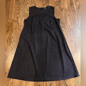 Eileen Fisher Gray Wool Sleeve Dress with Pockets (sz 1X)